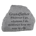 Berry Kay - Inc. Grandfather Wherever I Go-Whatever I Do - Memorial - 6.5 Inches x 4.75 Inches 16720